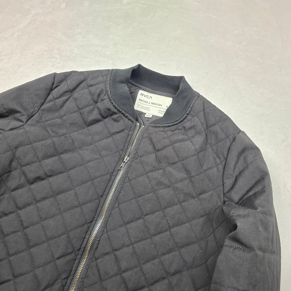 RVCA quilted bomber